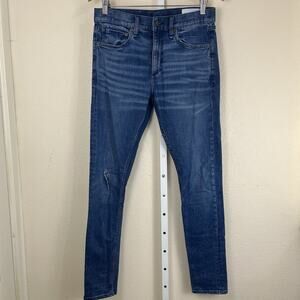 Rag & Bone Fit 1 Skinny Mens 30 X 32 Burke Wash Rip
